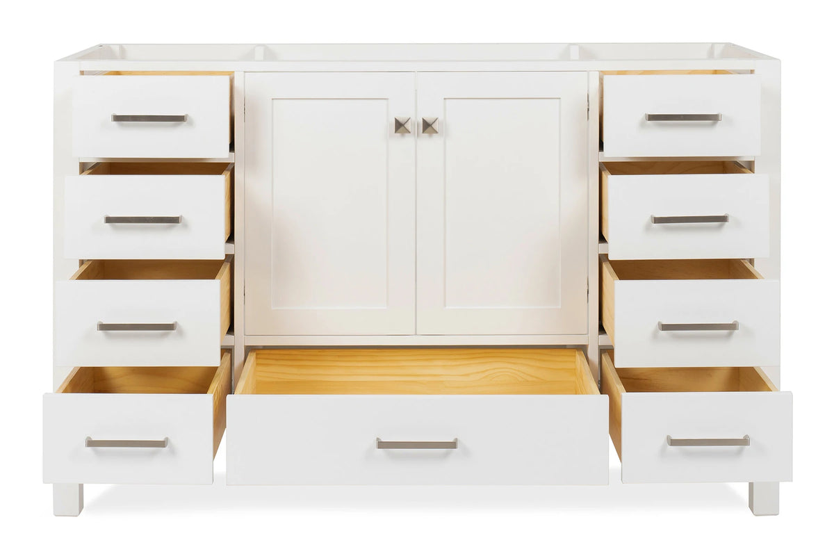 Ariel cambridge (54") single sink base cabinet