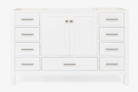 Ariel cambridge (54") single sink base cabinet