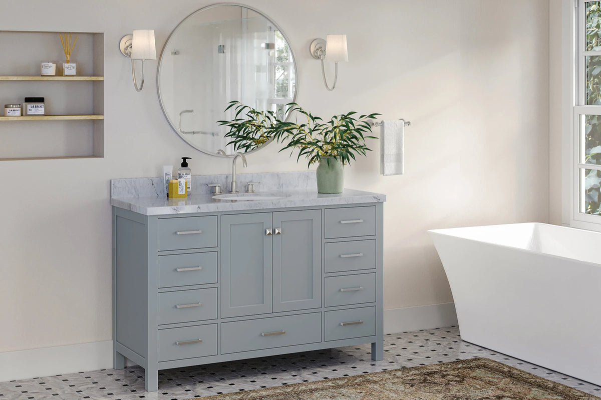 Ariel cambridge (54") single sink base cabinet