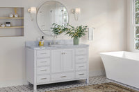 Ariel cambridge (54") single sink base cabinet