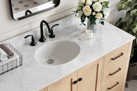Ariel cambridge (54-55) in. single oval sink vanity with (0.75,1.5,2) in countertop