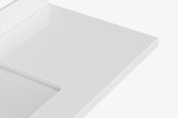 Ariel Cambridge 54-55 in. single rectangle sink vanity with (0.75, 1.5, 2)in countertops