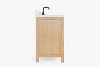 Ariel Cambridge 54-55 in. single rectangle sink vanity with (0.75, 1.5, 2)in countertops
