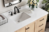 Ariel Cambridge 54-55 in. single rectangle sink vanity with (0.75, 1.5, 2)in countertops