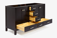 Ariel cambridge (60"& 66") double sink base cabinet.