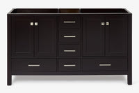 Ariel cambridge (60"& 66") double sink base cabinet.