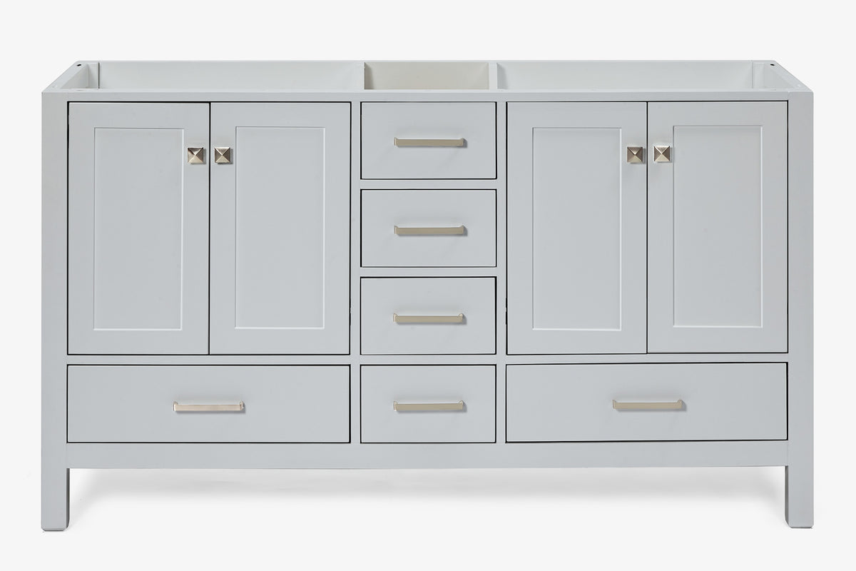 Ariel cambridge (60"& 66") double sink base cabinet.