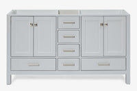Ariel cambridge (60"& 66") double sink base cabinet.