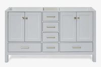 Ariel cambridge (60"& 66") double sink base cabinet.