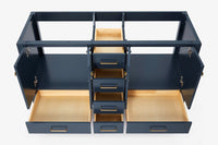 Ariel cambridge (60"& 66") double sink base cabinet.
