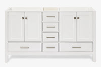 Ariel cambridge (60"& 66") double sink base cabinet.