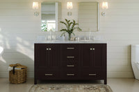 Ariel cambridge (60"& 66") double sink base cabinet.
