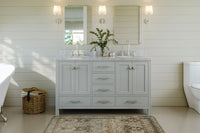 Ariel cambridge (60"& 66") double sink base cabinet.