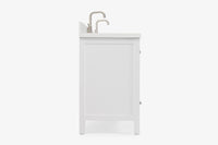 Ariel cambridge( 60 in , 61 in )  double rectangle sink vanity with Marble (0.75 in, 1.5 in, 2 in) countertop