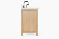 Ariel cambridge( 60 in , 61 in )  double rectangle sink vanity with Marble (0.75 in, 1.5 in, 2 in) countertop
