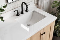 Ariel cambridge( 60 in , 61 in )  double rectangle sink vanity with Marble (0.75 in, 1.5 in, 2 in) countertop