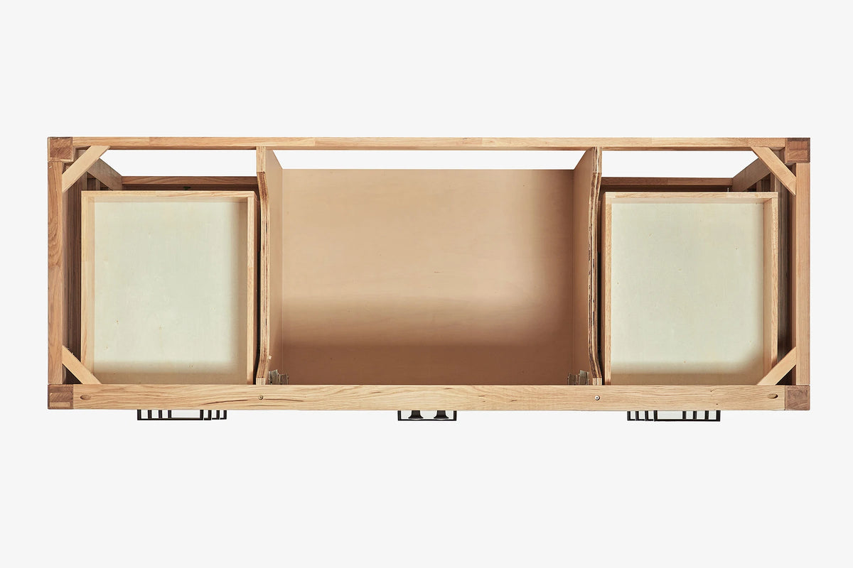 Ariel cambridge 60-61 in. single rectangle sink vanity with (0.75, 1.5, 2) in countertop