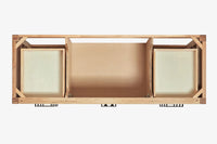 Ariel cambridge 60-61 in. single rectangle sink vanity with (0.75, 1.5, 2) in countertop