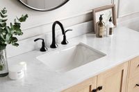 Ariel cambridge 60-61 in. single rectangle sink vanity with (0.75, 1.5, 2) in countertop
