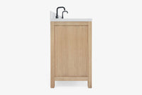 Ariel cambridge 66 inch double rectangular sink bathroom vanity with carrara white quartz countertop 1.5 inch edge in oak