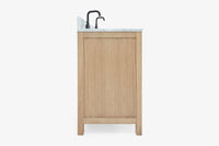 Ariel cambridge 66-67 inch double rectangle sink vanity with  marble countertop with (0.75,1.5)in edge