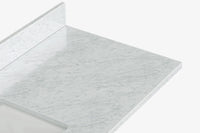 Ariel cambridge 66-67 inch single rectangle sink vanity with countertop with (0.75,1.5)in edge
