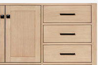 Ariel cambridge 66-67 inch single rectangle sink vanity with countertop with (0.75,1.5)in edge
