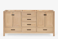Ariel cambridge (72") double sink base cabinet.