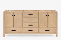 Ariel cambridge (72") double sink base cabinet.