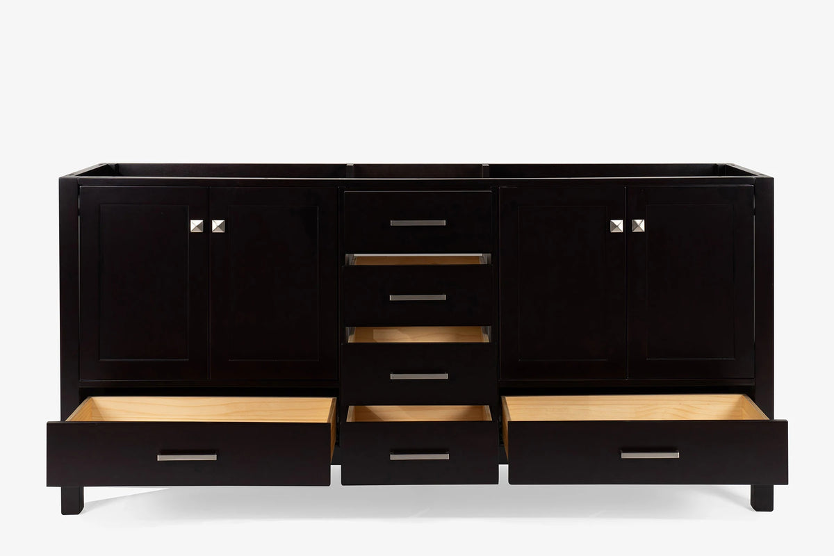 Ariel cambridge (72") double sink base cabinet.