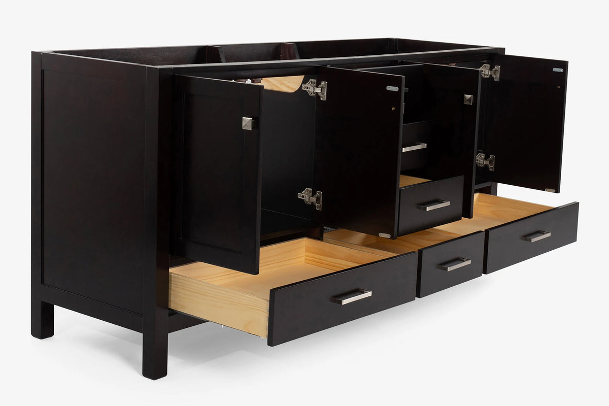 Ariel cambridge (72") double sink base cabinet.