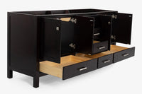 Ariel cambridge (72") double sink base cabinet.