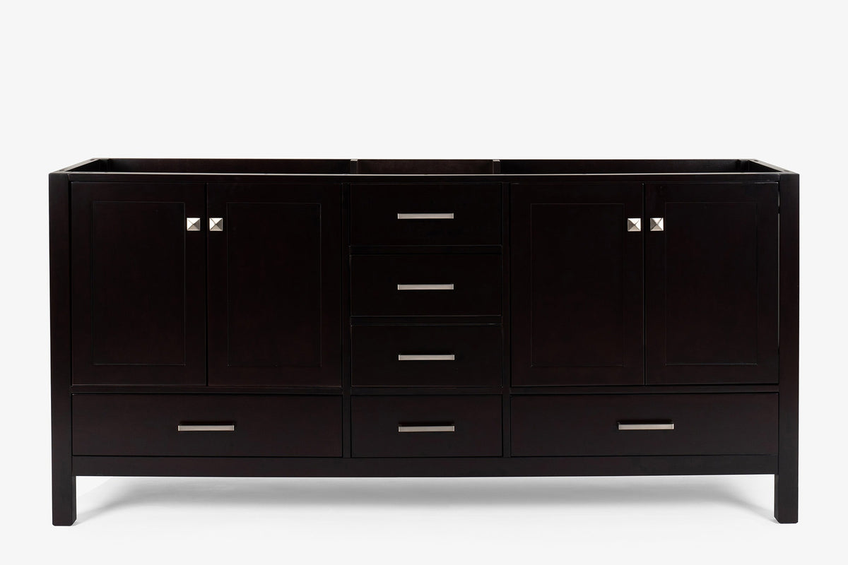 Ariel cambridge (72") double sink base cabinet.