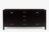 Ariel cambridge (72") double sink base cabinet.