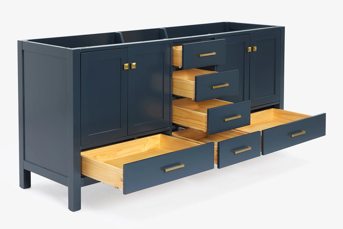 Ariel cambridge (72") double sink base cabinet.