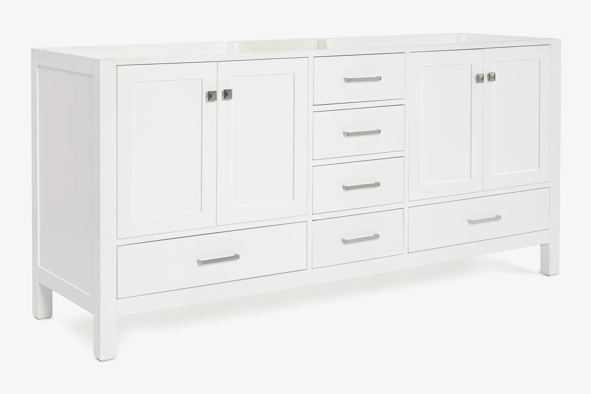 Ariel cambridge (72") double sink base cabinet.