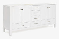 Ariel cambridge (72") double sink base cabinet.