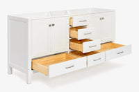 Ariel cambridge (72") double sink base cabinet.