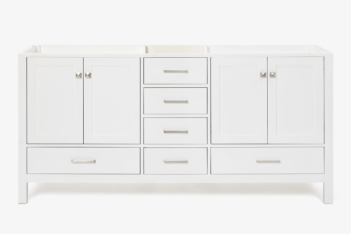 Ariel cambridge (72") double sink base cabinet.