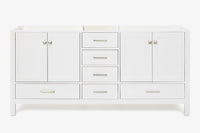 Ariel cambridge (72") double sink base cabinet.