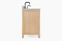 Ariel cambridge (73") double oval sink vanity set.