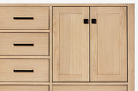 Ariel cambridge (73") double oval sink vanity set.