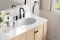 Ariel cambridge (73") double oval sink vanity set.