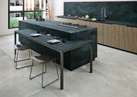 Distrito Iron Porcelain Slab kitchen