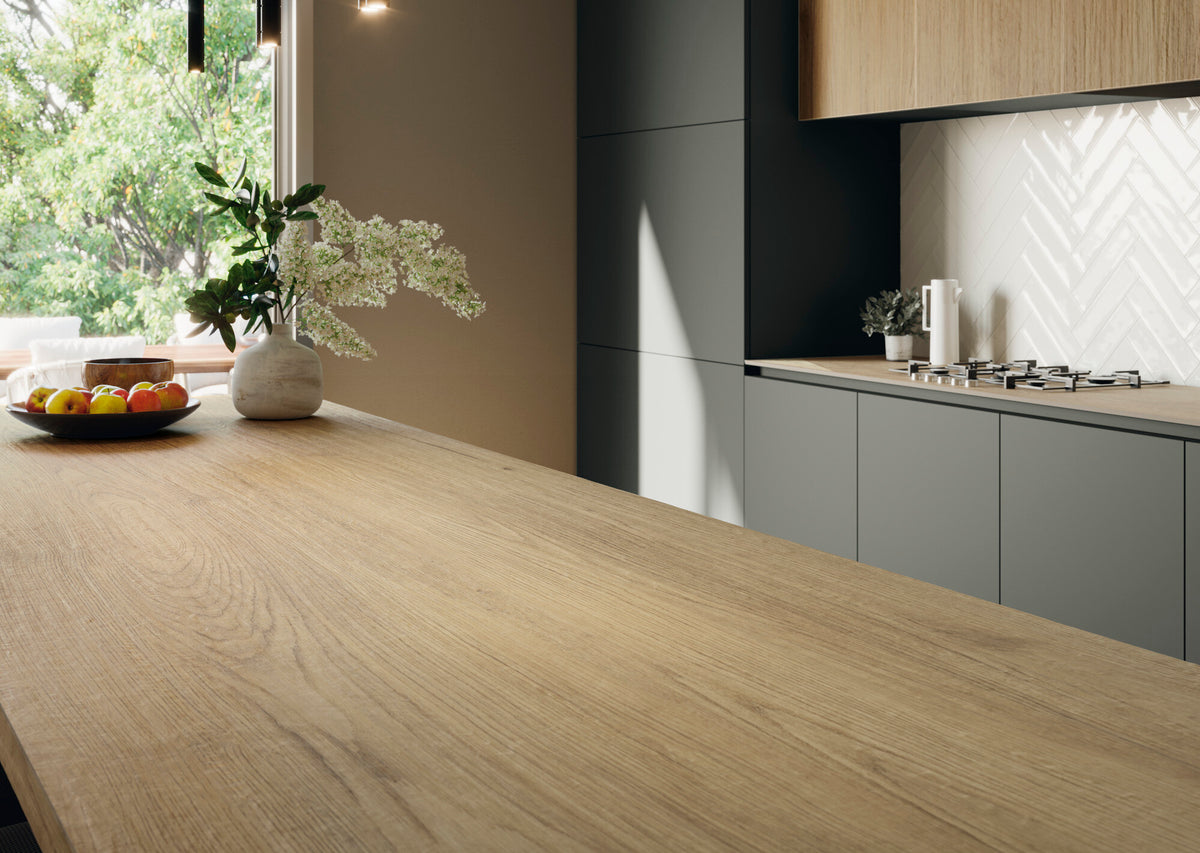 Jungla Cipres Porcelain Slab kitchen