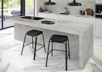Moma Gris Porcelain Slab kitchen