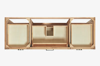 Ariel monroe 61 inch single rectangle sink bathroom vanity with countertop 1.5 inch edge