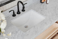 Ariel monroe 61 inch single rectangle sink bathroom vanity with countertop 1.5 inch edge