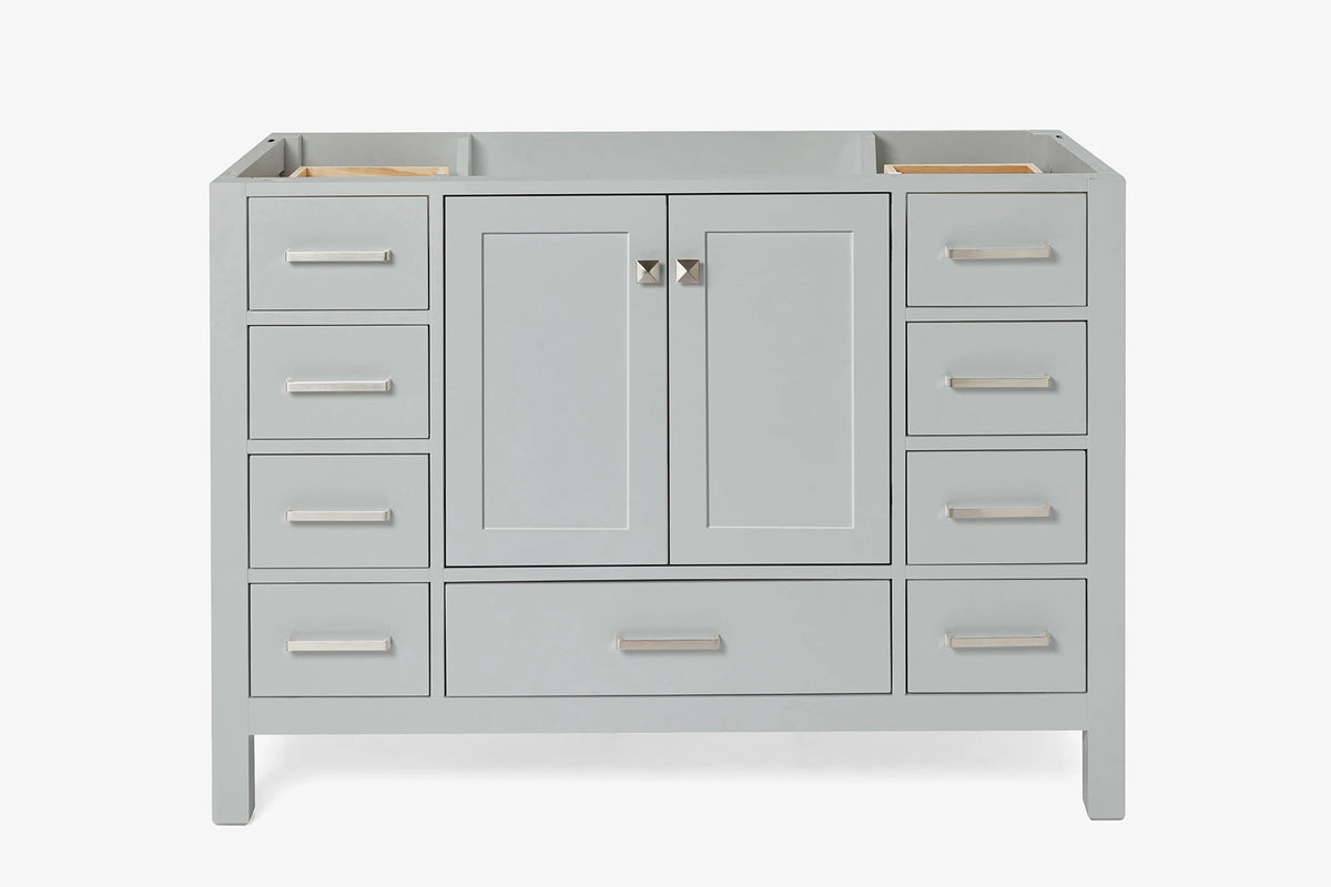 Ariel cambridge 48 in. single sink base cabinet.