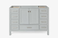Ariel cambridge 48 in. single sink base cabinet.